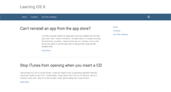 Desktop Screenshot of learningosx.com